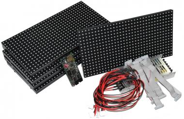 160 x 16 RGB LED Laufschrift DIY Set 